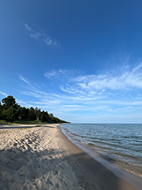Door County beach